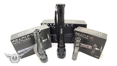 ORACLE Lighting Tactical LED Flashlights - Z, T-6, Q-5