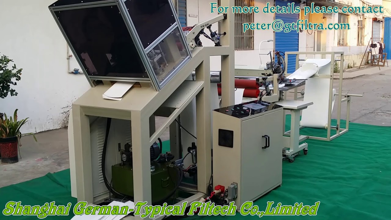 Automatic Press Cutting Type Liquid Filter Bag Production Line