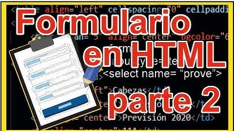 formularios en HTML (parte 2)