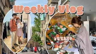 【 Weekly Vlog 】劍橋一日遊自家製壽司日日本雜貨店英國維修洗手盆要用一星期? !迎接英國夏令 ! !Jarvis&Isabella