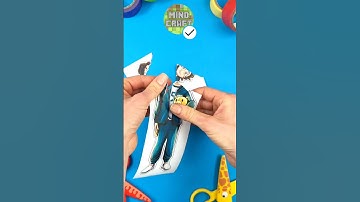 Amazing Paper Craft Trick with Funny Gi-hun by Squid Game by Netflix #squidgame #papercraft #trick