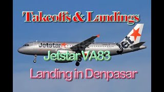 Take offs and Landings: JA83 Early Morning Landing in Denpasar