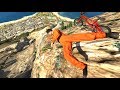 GTA 5 Crazy CLIFF Jumps-Falls-Ragdolls 4k Compilation [Euphoria Physics | Funny Moments]