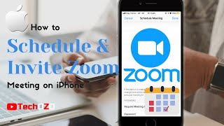 Schedule a zoom meeting and invites other people to join. app already
have this facility pre-schedule is great things ...