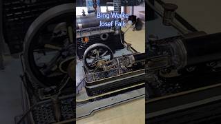 Steam engine from Bing Werke&Josef Falk #toys #tinplate #engine #classic #steam #vintage