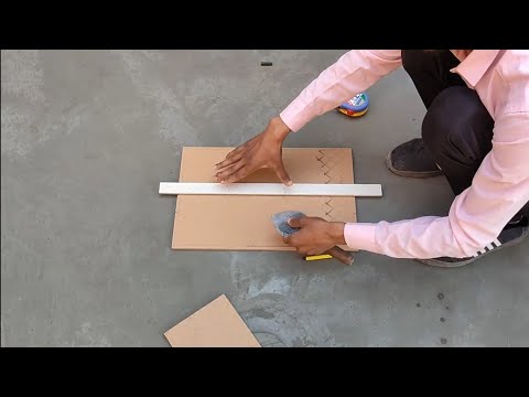 How to cut tile without a cutter or without a tile machine