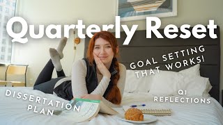 My Quarterly Reset Routine (Q1 Reflections & Q2 Planning)