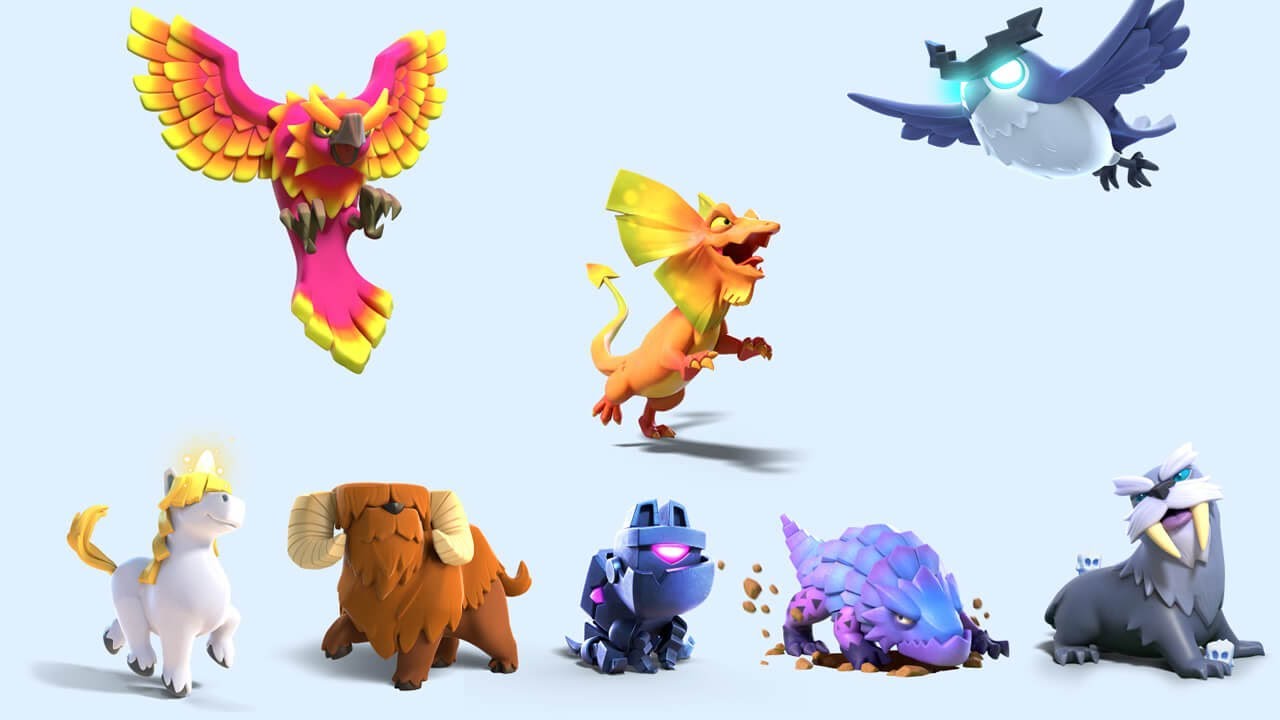 Clash Of Clans NEW PETS VS OLD PETS coc YouTube