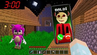 GECE 3'TE BALDİ BENİ ARIYOR! 😱 - Minecraft