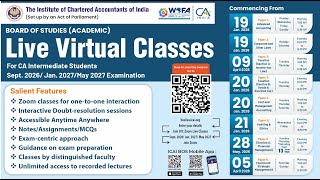 Intermediate Paper-3A:ITL | Topic: Basic concepts | Session 1 | 16 April 2026