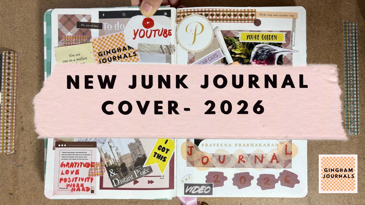 New Junk Journaling Cover 2026❄️