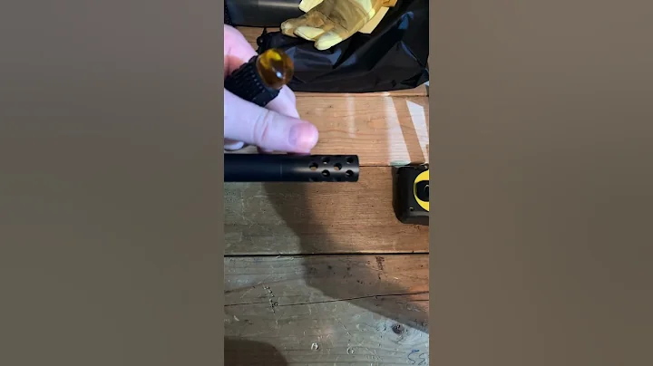 How to unscrew a factory tight muzzle brake, easy🔥🔥