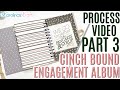 Engagement Photo Album Process PART 3, Engagement Album Tutorial for Cinch Binding Our Pages