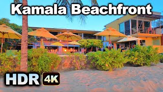 Kamala Beachfront Apartment Hotel  Kamala Beach Walk - Day and Night Full Tour  [4K HDR]