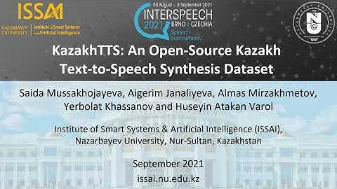 Open-Source Kazakh Text-to-Speech Synthesis Dataset