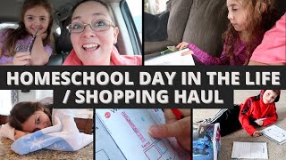 HOMESCHOOL DAY IN THE LIFE | GROCERY HAUL | DAY IN THE LIFE