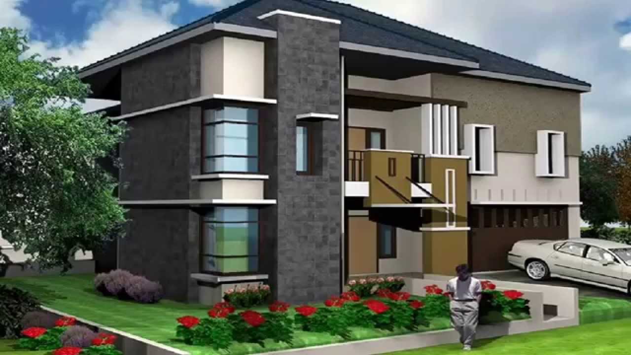 20 Contoh Desain Rumah Minimalis Modern 2 Lantai - YouTube