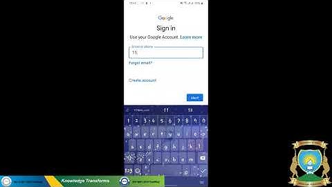 How to access student email address using a mobile phone
