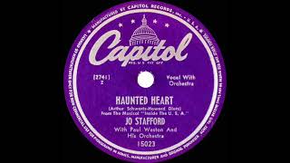 Watch Jo Stafford Haunted Heart video