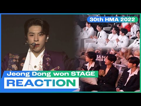 [HMAs2022 리액션캠] 정동원(Jeong Dong-won) - 진짜 사나이 + 뱃놀이 | 30th HMAs 2022