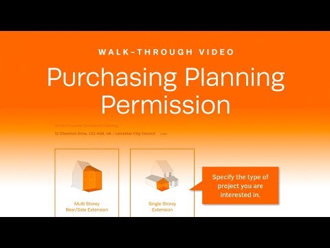 Video Walkthrough - How to Purchase Planning Permissions