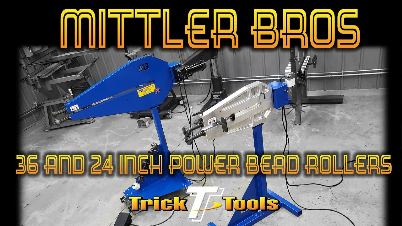 Mittler Bros 36 and 24 Inch Powered Bead Rollers - Trick-Tools.com