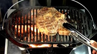 Two-Pound Ribeye on a Lodge Sportsman Grill by The Culinary Fanatic 137,017 views 9 years ago 5 minutes, 37 seconds