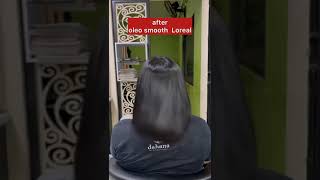 Before - After Oleo Smooth #viral #salon #hairstyling #salonbali #smoothing #hairdresser #canggu