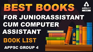 Best Books For Junior Assistant Cum Computer Assistant  Book List  Appsc Group 4  Adda247 Telugu
