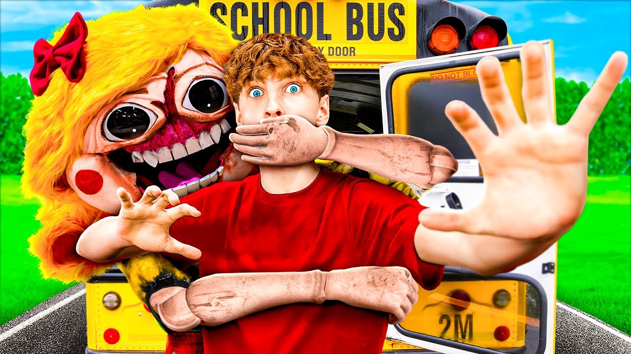 I CAUGHT MISS DELIGHT'S SCHOOL BUS IN REAL LIFE! (POPPY PLAYTIME CHAPTER 3)
