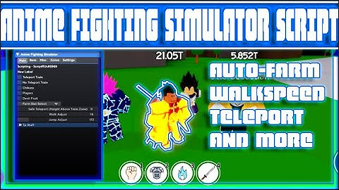 ROBLOX ANIME FIGHTING SIMULATOR SCRIPT ! BEST GUI OUT THERE ! LOTS OF FEATURES ! EASY TO USE ! 2021
