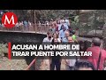 Colapso de puente, porque asistentes comenzaron a saltar: alcalde de Cuernavaca