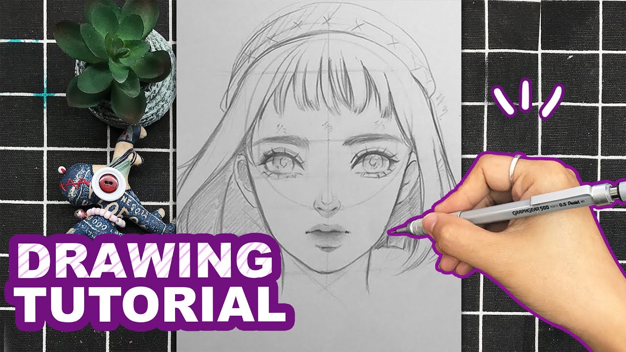 How To Draw Semi Realistic Anime Nose / Drawing, hội họa, how to draw