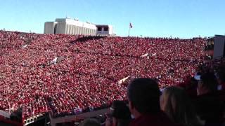 Nebraska Football when the crowd gets bored - slow wave fast weave