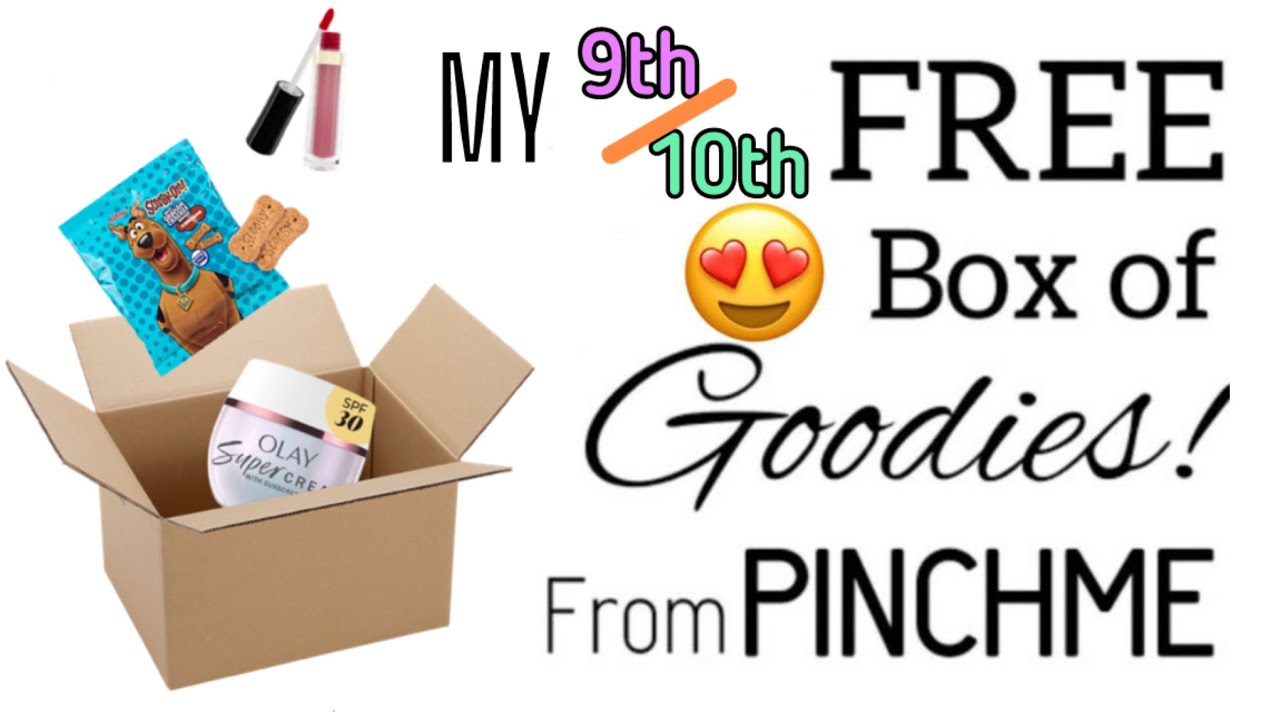 My 9th/10th PINCHME Box! (free samples)