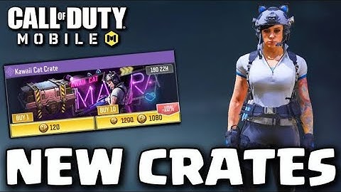 Call of Duty mobile CODM Kawaii Cat Crate opening 💕