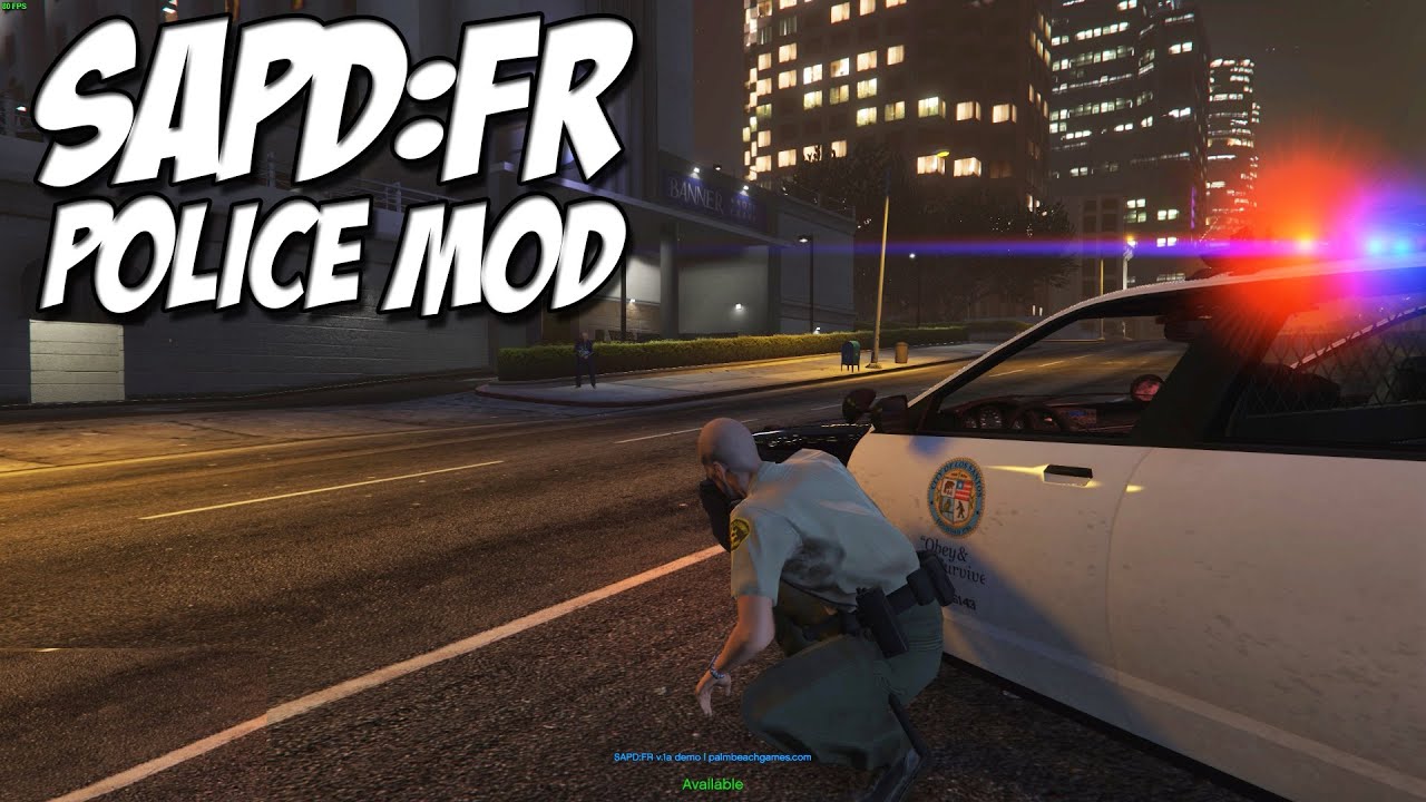 SAPD FR Police Simulator Mod Grand Theft Auto 5 PC Mod Review 