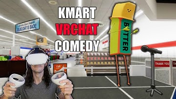 Standup Comedy in a VRCHAT Kmart | Metaverse Comedy Club (Quest 2)