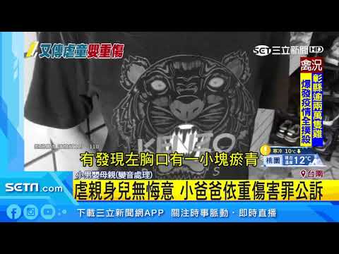 嫌1月大男嬰哭鬧　小爸爸痛打親生骨肉｜三立新聞台