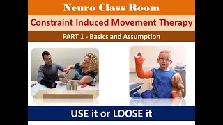 #CIMT part 1-Constrained Induced Movement Therapy - Basics and assumption
