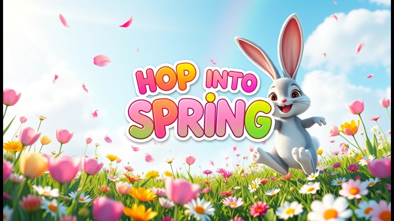Hop Into Spring 🐰🌷 | Fun Kids Spring Song - YouTube
