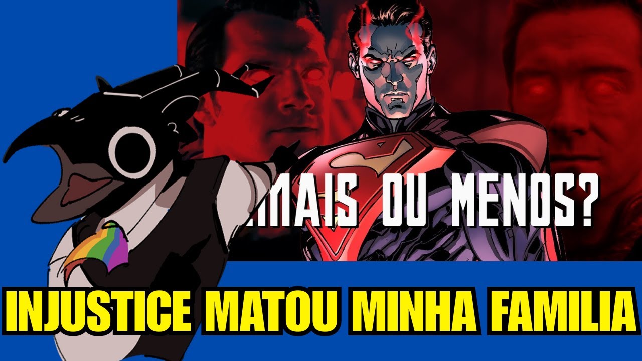 O NOVO FILME DE SUPERMAN VAI SAIR! VAMO RECLAMAR DE INJUSTICE! - REACT TRALHAS DO JON