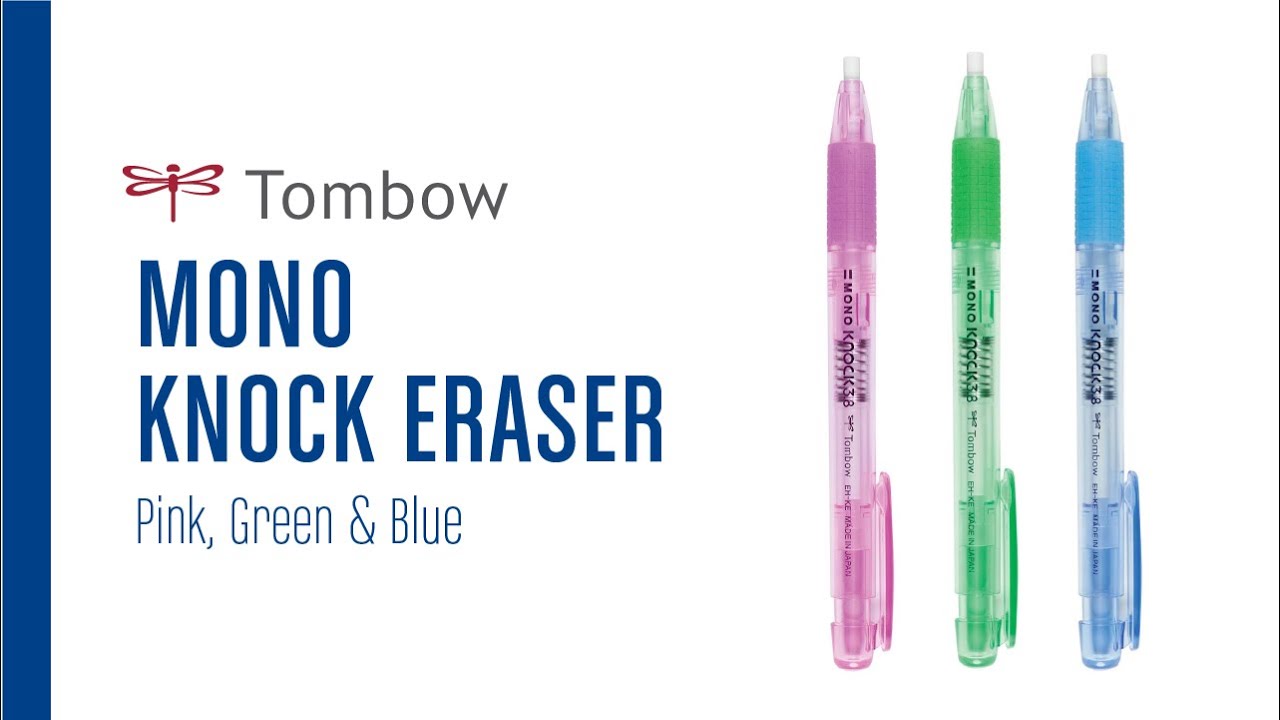 Tombow MONO Knock Eraser YouTube