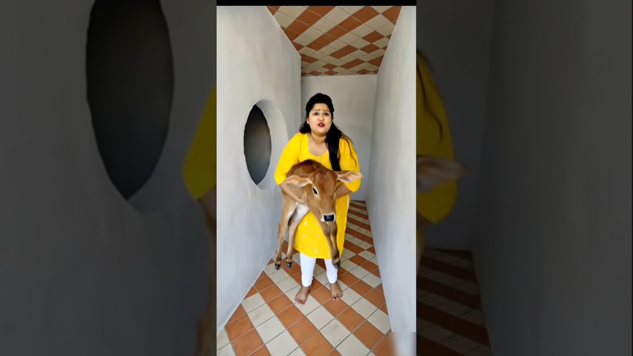 Larki ne cow ke baccha ke sath kya kardi 🐄🐄🐂🐂 