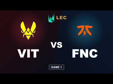 Team Vitality vs Fnatic – Game 1 HIGHLIGHTS 🔥 | LEC W6D4 2026