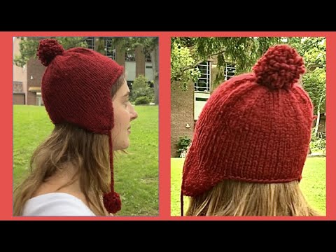 How to Knit a Hat with Ear Flaps - For Beginners