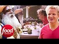 Indian guru tries to convince gordon ramsay to be vegetarian  gordons great escape