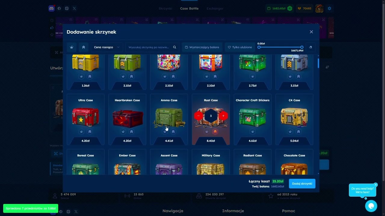 ostatnia skrzynia to była masakra...