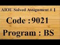 AIOU Code 9021 Solved Assignment No 1 Spring 2025 | Psycholinguistics
