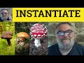 🔵 Instantiate Meaning - Instantiation Examples - Instantiate Definition - Formal Vocabulary